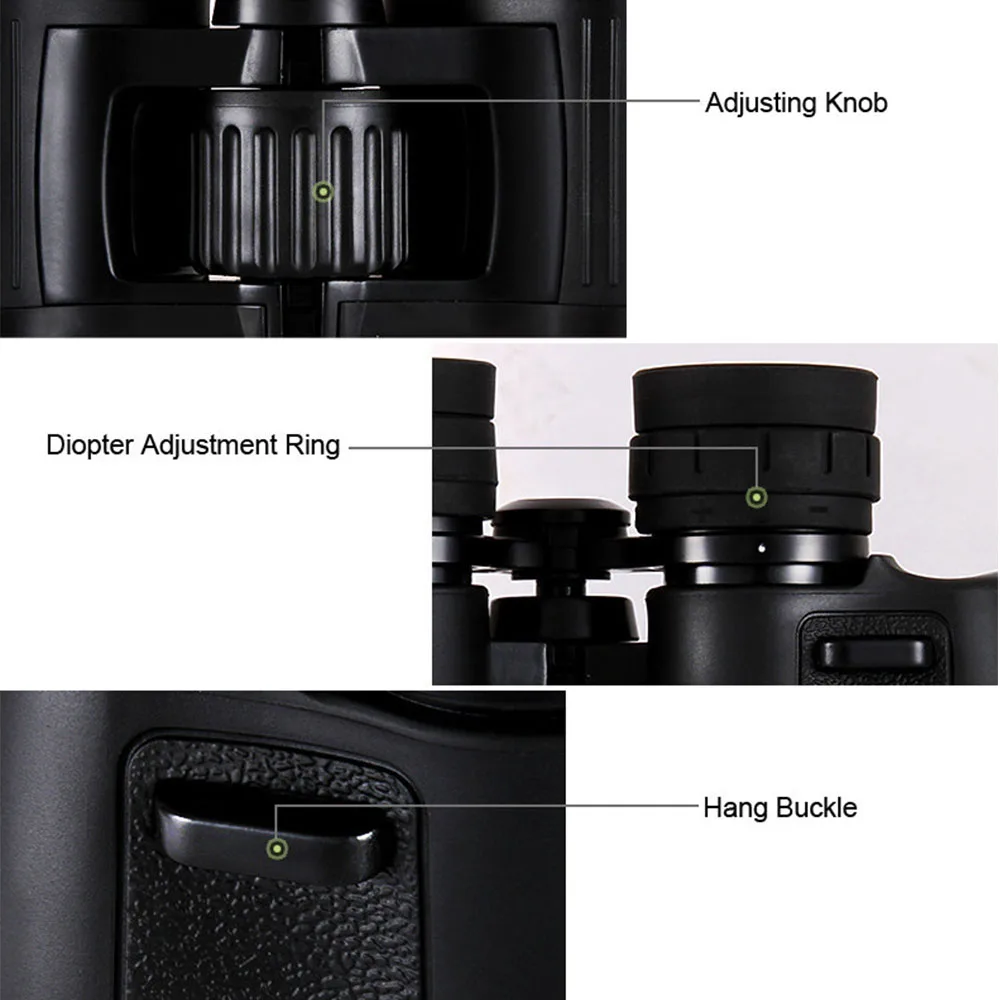 Профессиональный бинокль мощный Монокуляр Bak4 Prism Optics с ремешком на шею для охоты