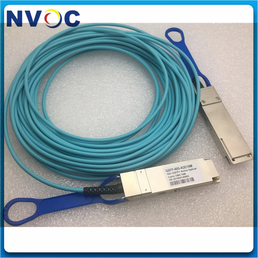 50M (164ft) 40gbps QSFP + Активный оптический кабель совместимый 40G AOC (50 метровый до +)|Детали