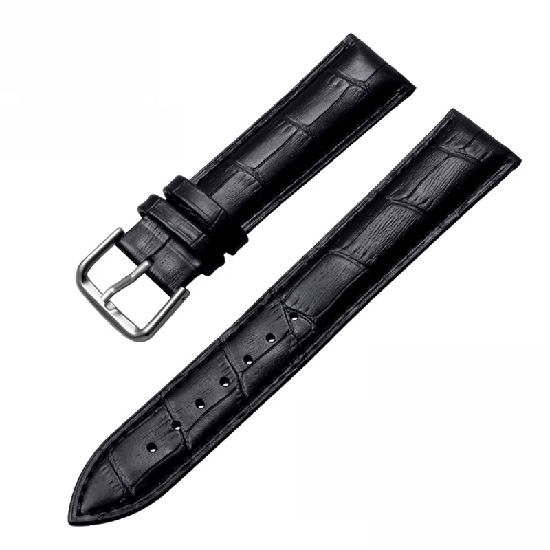 

Men Watch band strap For James Bond 007 18 20 22 mm Watchband Genuine PU straps belt watch accessories bands for Tissot Armani