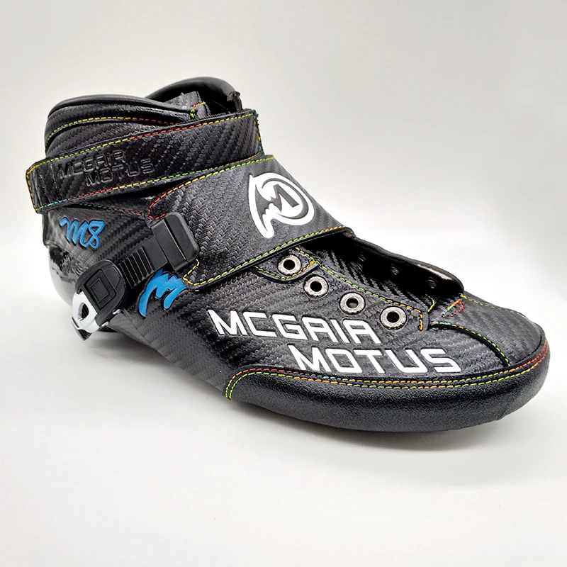Бесплатная доставка взрослые скоростные коньки Mcgala M8 сапоги|speed skating boots|boot skateboots