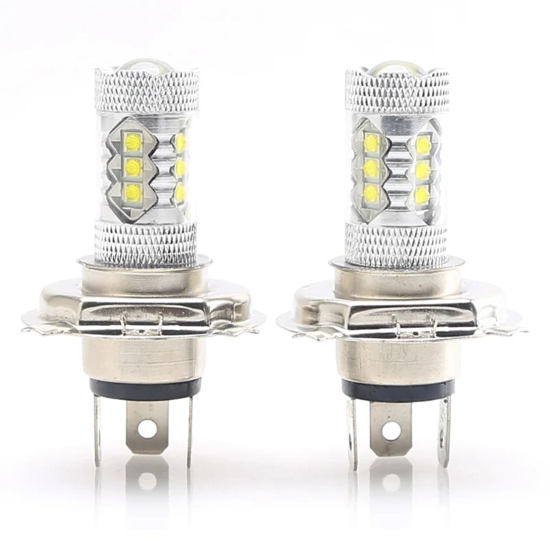 Новейшие светодиодные противотуманные фары 2 шт 80 Вт белые H4 9003 лм дальнего и