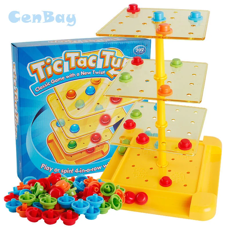 2 4 игрока твист Tic Tac с закругленным носком игры или спина в 1 взаимодействие