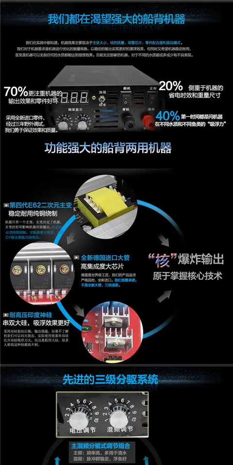18 большая трубка электроусилитель головка 12V deepводяная высокомощная головка