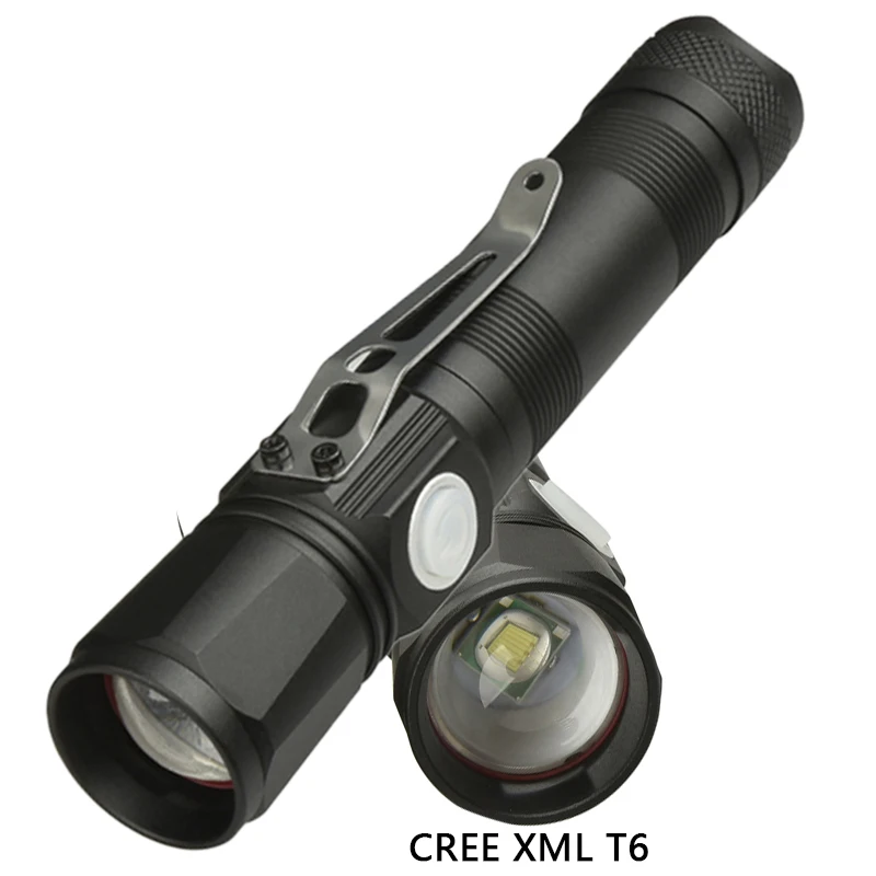 Litwod Z201509 микро USB Перезаряжаемый светодиодный фонарик 4000 люмен XML T6