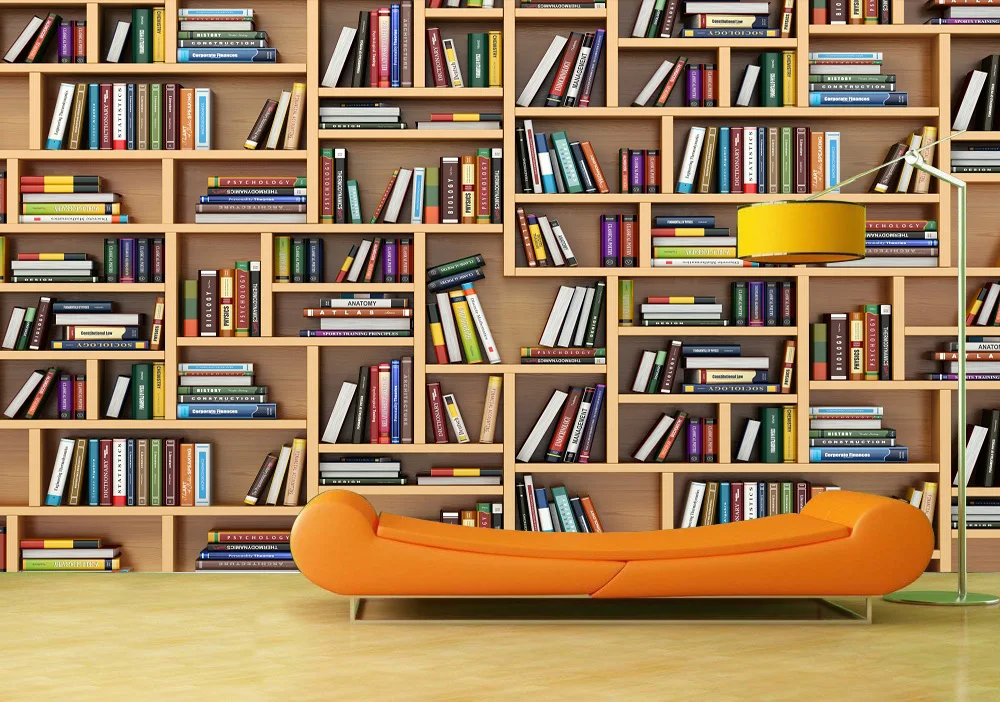 Виниловая настенная бумага книжный чехол самоклеящаяся наклейка постер
