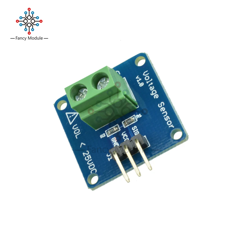 

Smart Electronics DC Voltage Sensor Module Test Detector Divider for Arduino DIY Kit