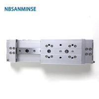 nbsanminse mxw 16 20mm air slide table cylinder compressed air compact cylinder smc type for textile printer food machine
