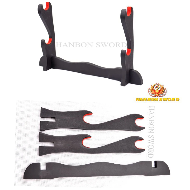 Японский самурайский меч жесткая деревянная подставка для катана Wakizashi Танто