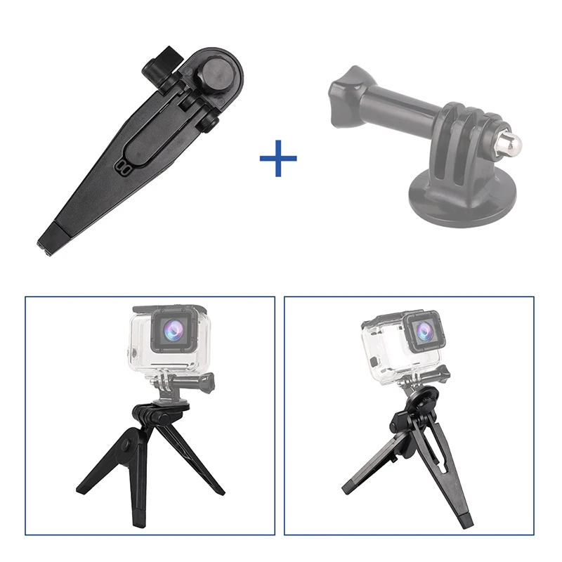 Портативный Настольный мини штатив держатель для GoPro смартфон камера маленький
