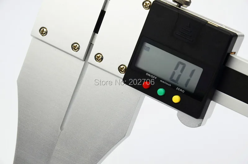 Алюминиевый Цифровой штангенциркуль 500 мм 20 дюймов Электронный с нониусом