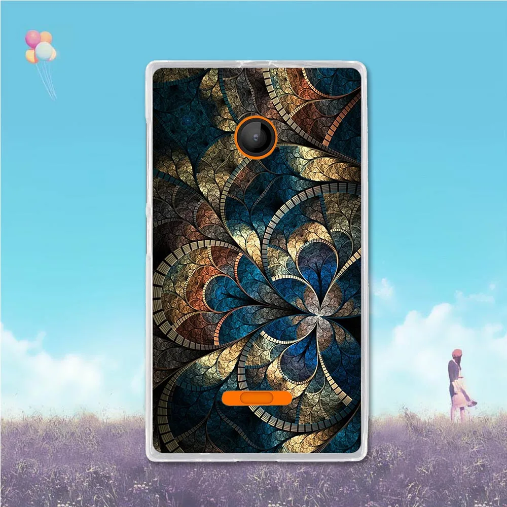 Чехол для Nokia N430 задняя крышка чехол с 3D рисунком Lumia 430 мягкий силиконовый из ТПУ