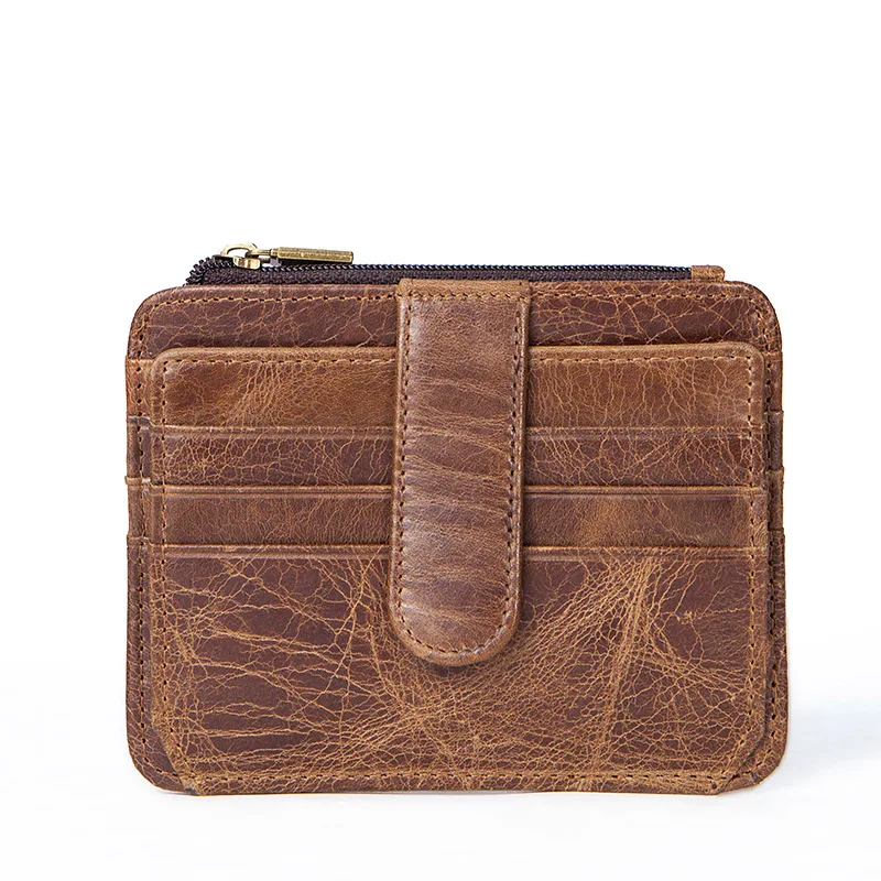 Мужской кошелек деловой держатель для карт банковских карты из натуральной кожи