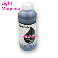 universal 500ml light magenta refillable dye ink work for eposn canon hp brother printer cartridge to refill