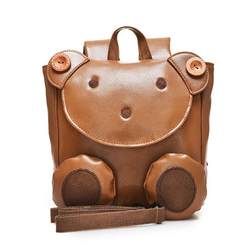 Детские сумки с милым медведем из искусственной кожи детские рюкзаки школьные