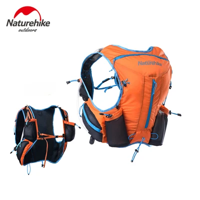 Naturehike Сумка для бега на открытом воздухе для пешего туризма треккинга легкий марафон рюкзак плотно прилегающий Тактический 12L NH70B067-B - Цвет: Orange