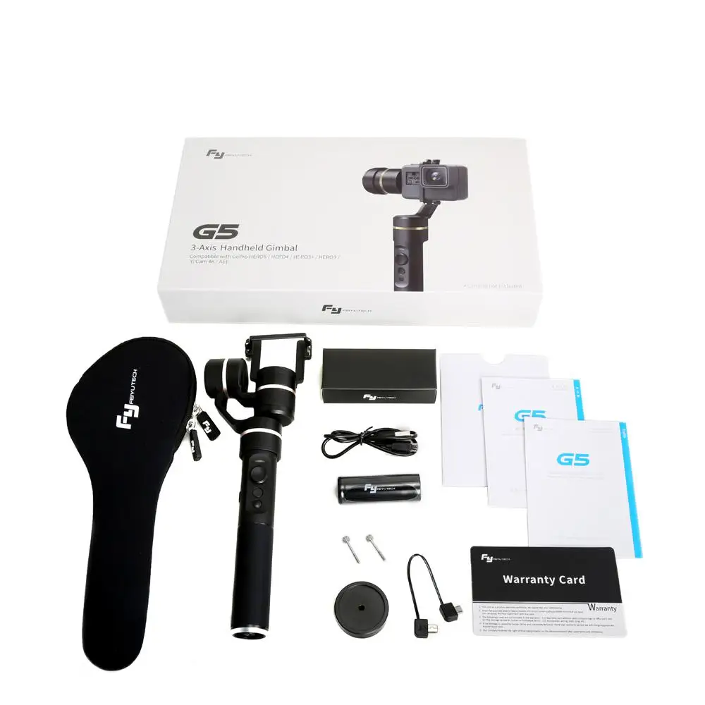 Feiyu G5 360 градусах брызг 3 оси handhel Gimbal DSLR камера стабилизатор для GoPro HERO5 4 +/для