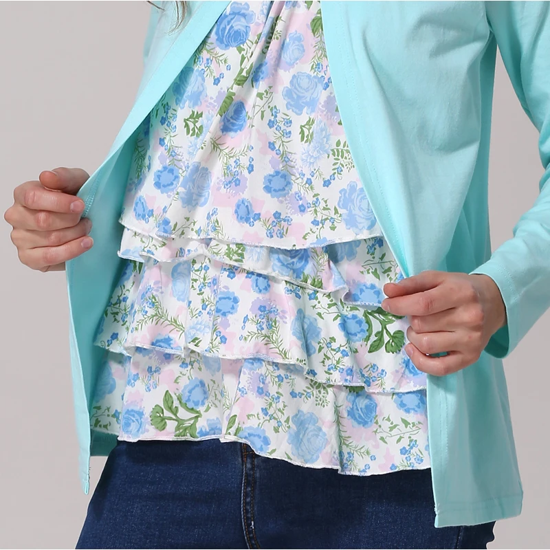 2 шт. футболка с длинным рукавом для беременных | Мать и ребенок