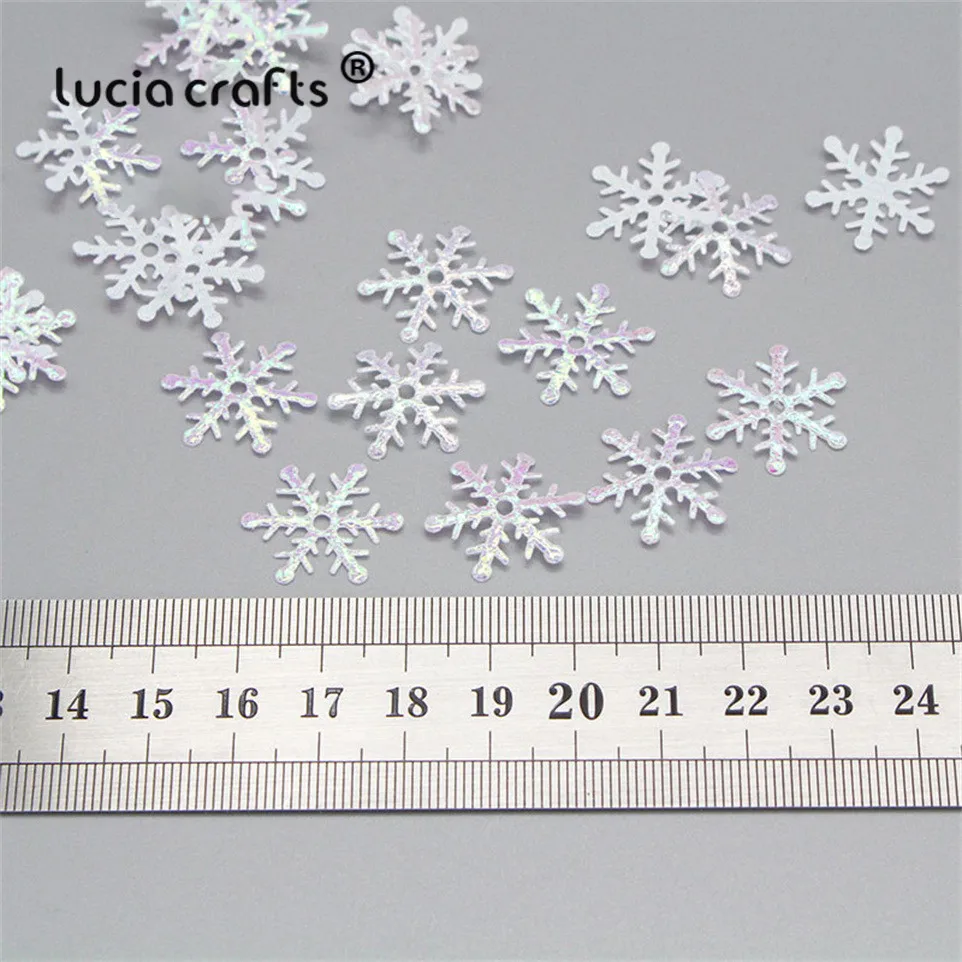 Lucia crafts 5 г/10 г мульти вариант нетканый материал Снежинка для рождественской елки пэтри украшения поставки B1302