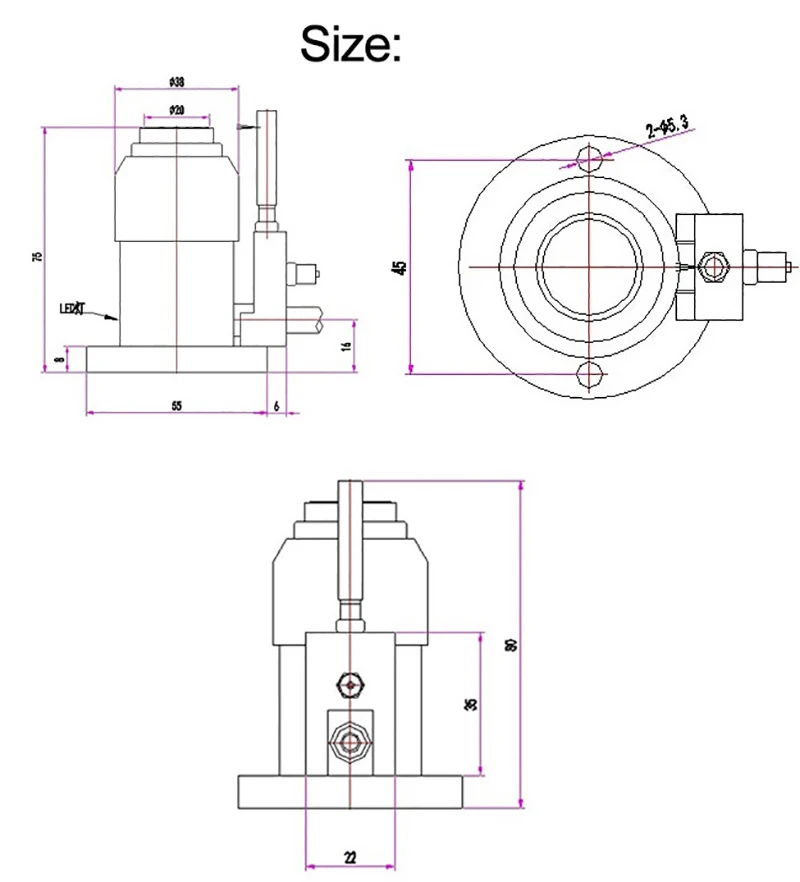 CNC автоматический инструмент Touch Сенсор с дуть настройки датчика Z оси Presetter локатор обычно рядом с ход 5 мм для Mach3