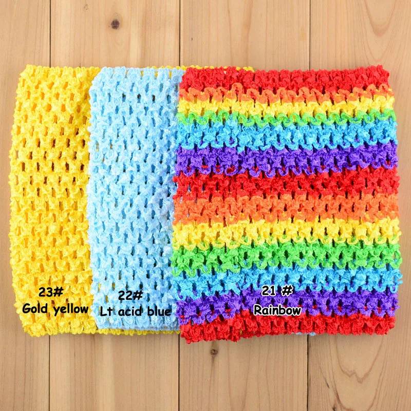 23 Colors 15*15CM Baby Girls elastic Crochet Tutu Tube Tops tensile Chest Wrap Wide headbands wrap Petti Top /Halter | Детская одежда и