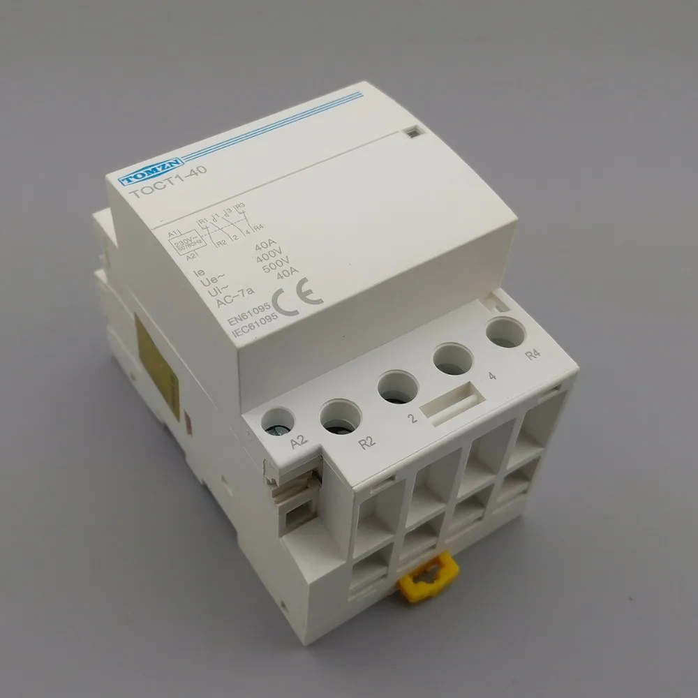 TOCT1 4P 40A 2NC 2NO 220V 400V~ 50/60HZ Din rail бытовой ac Контактор В соответствии с стандартом