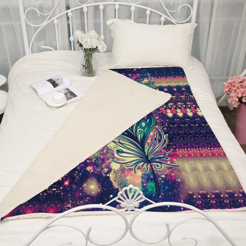 Диванная подушка коврик для йоги одеяло кондиционер утолщенное Двухслойное