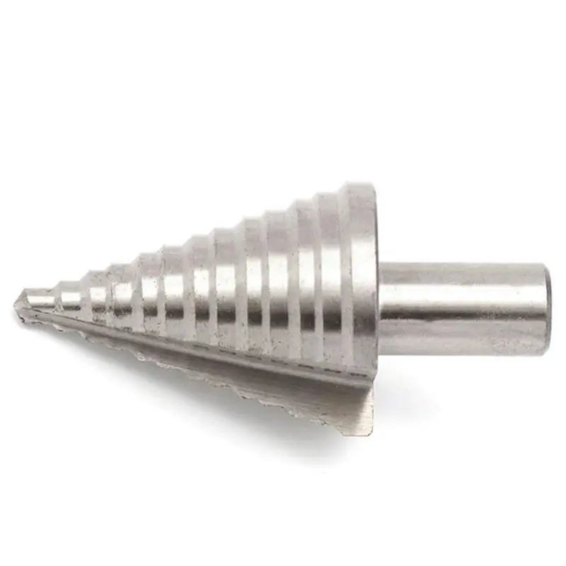 13 ступенчатых спиральных рифленых конических конусных Сверл из быстрорежущей