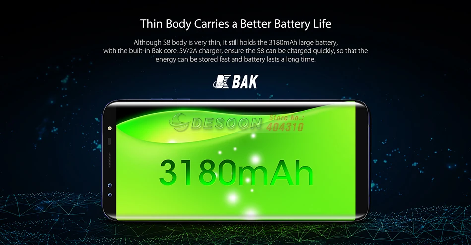 Смартфон Blackview S8 5," 18:9 соотношение сторон Бесконечность экран 4G 4 камеры 4 Гб+ 64 ГБ MT6750T Восьмиядерный мобильный телефон с отпечатком пальца