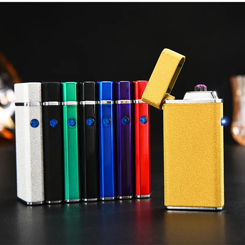 Крест двойной дуги легче USB Перезаряжаемые сигареты сигары плазменная Зажигалка