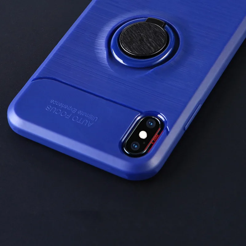 Чехол для samsung Galaxy A8 2018 корпус автомобиля магнитный держатель полное покрытие