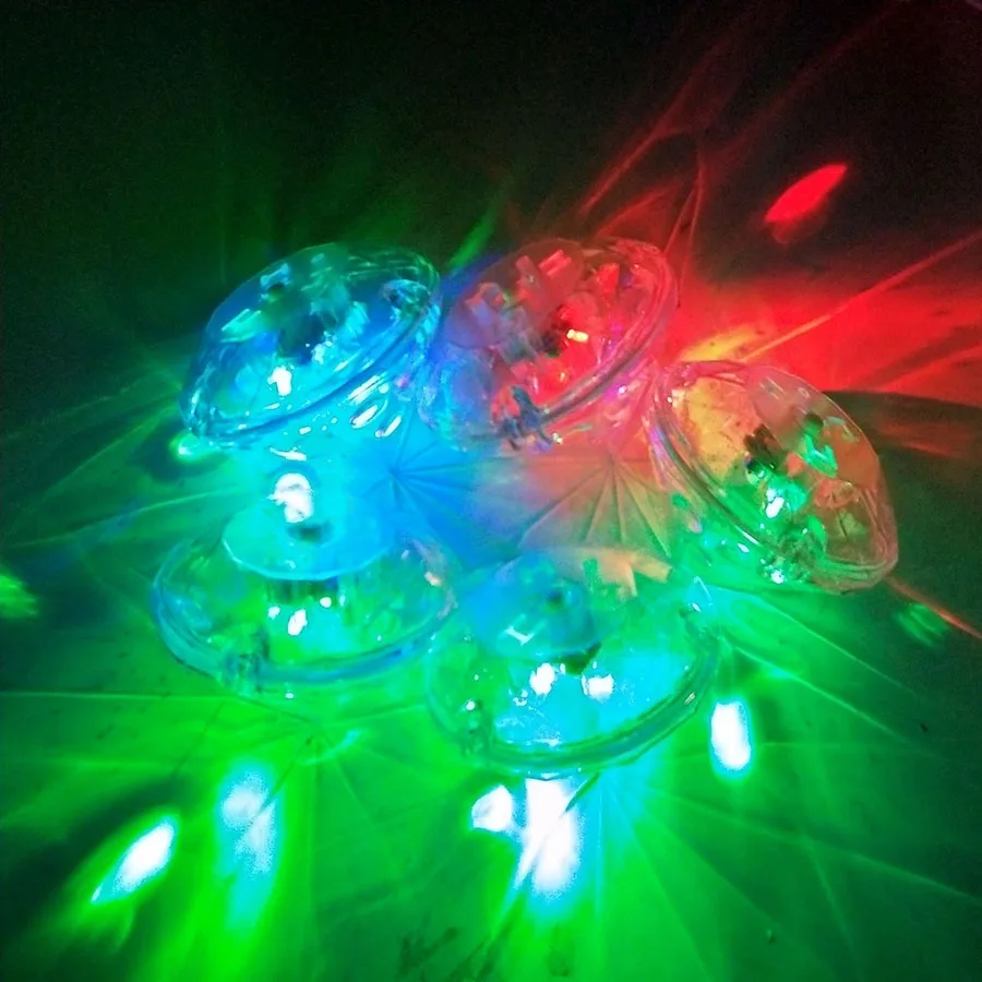 RGB плавающий Погружной подводный светильник светящийся шоу плавательный бассейн гидромассажная Ванна светильник для спа открытый сад вечерние дисковый декоративный светильник