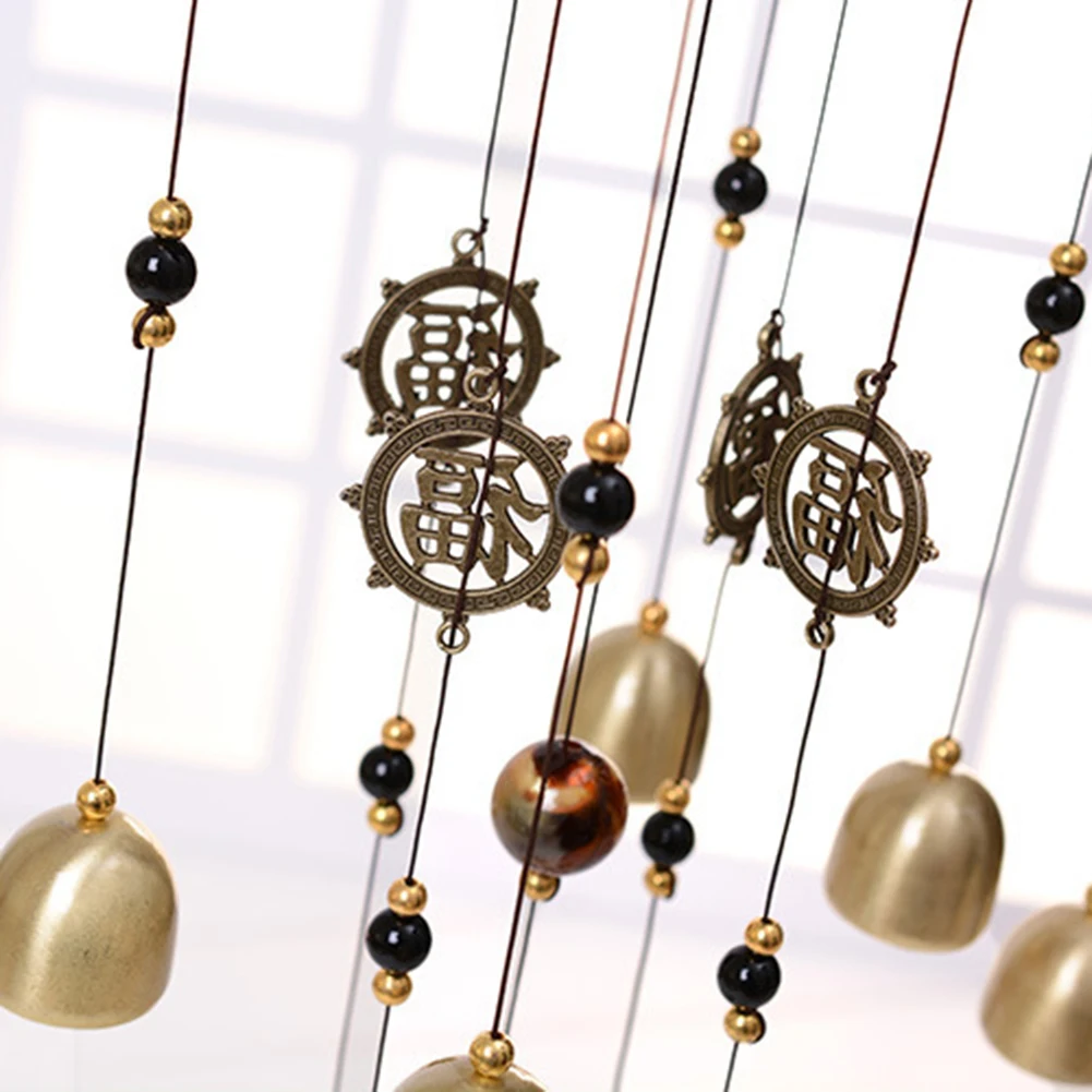 Экономичные ветряные колокольчики с бусинами 1 шт. подвесные металлические