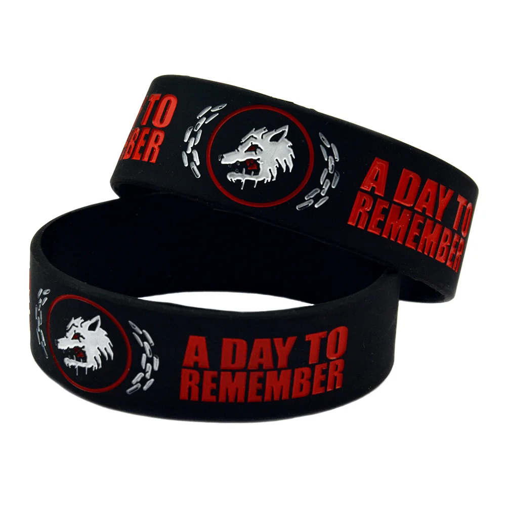 1 шт. A Day To Remember силиконовый браслет ширина дюйм широкий для концерта|Браслеты с