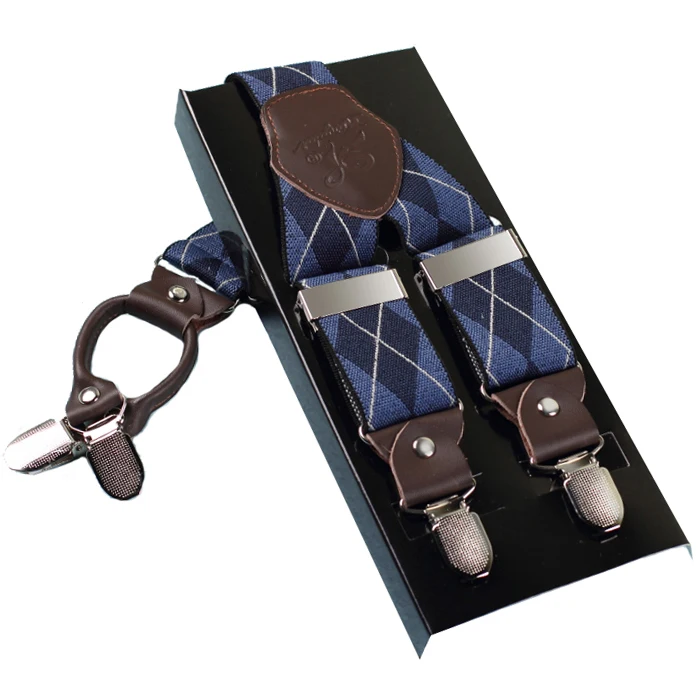 Сильный четыре жгут Зажимы кожа Подтяжки для женщин Для мужчин Винтаж модные