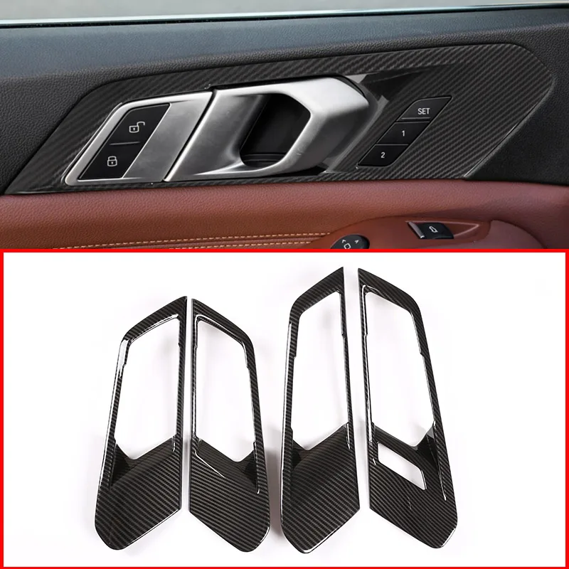 Углеродное волокно для BMW X5 G05 модель 2019 года ABS Автомобильная внутренняя дверная