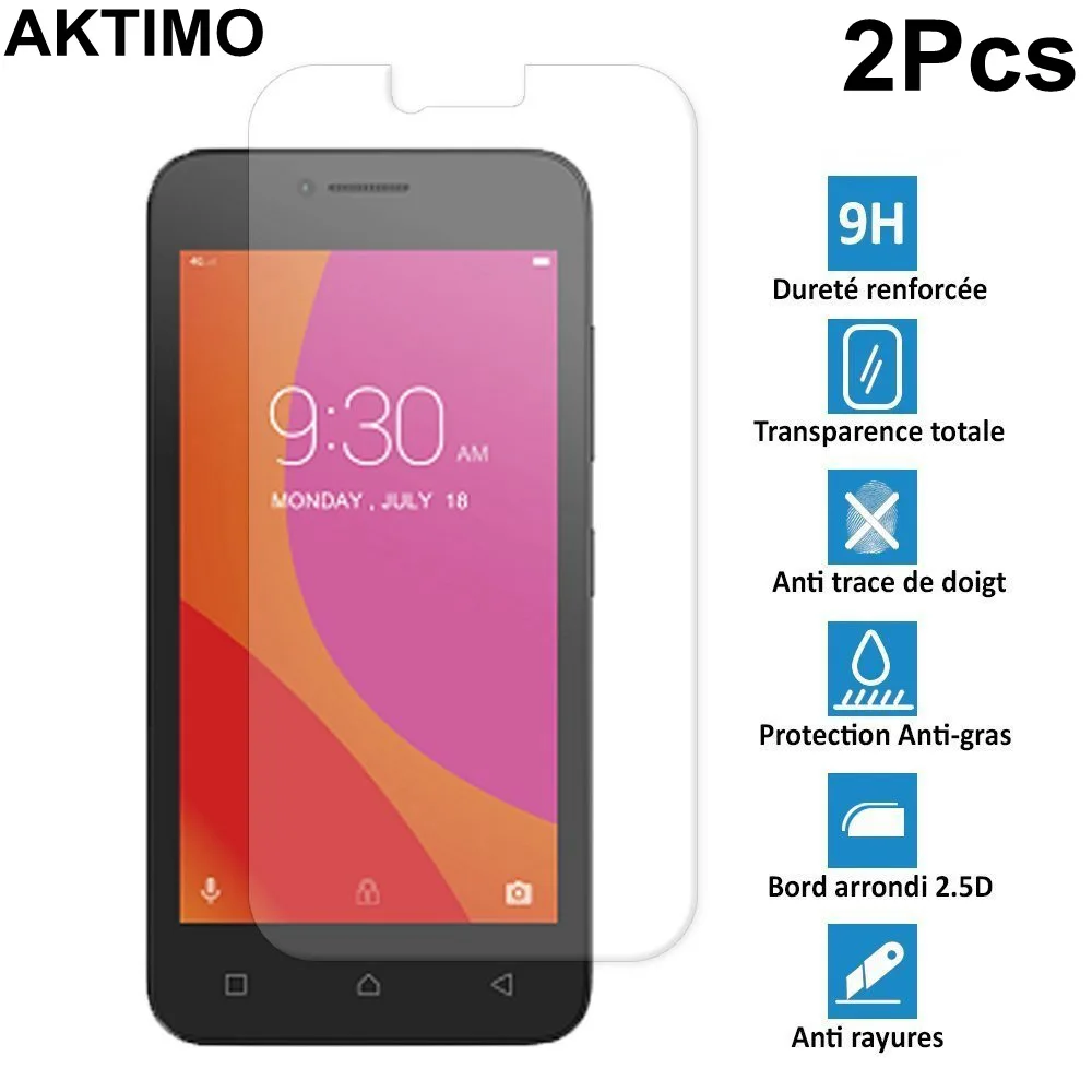 2 шт./лот 9H закаленное стекло для lenovo A plus A1010a20 A2016a40 A1010 A2016 A 1010 a20 a40 vibe B Защитная пленка для экрана