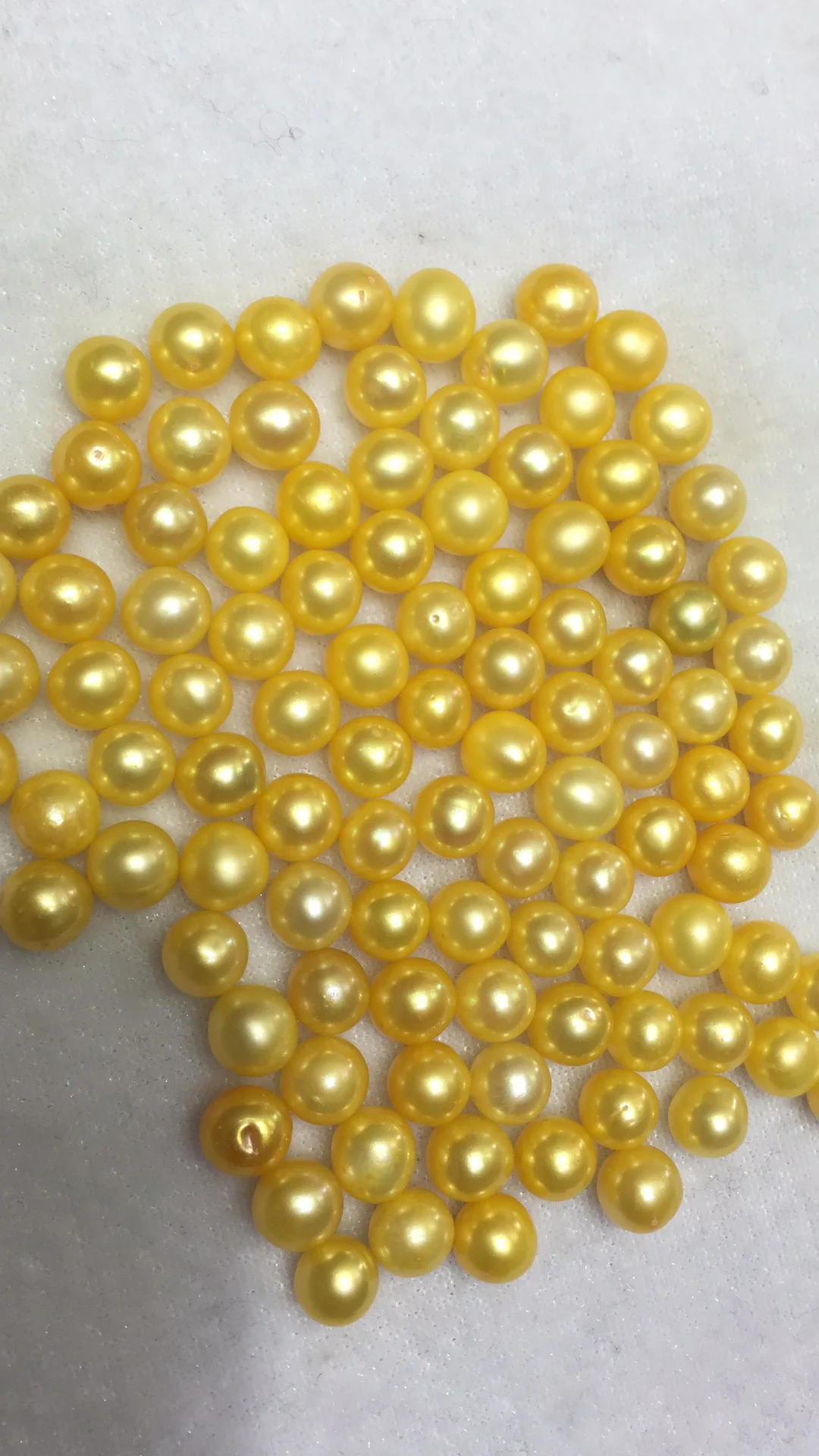 100 шт./лот горячий розовый/красный Свободный жемчуг бусины (без устрицы)