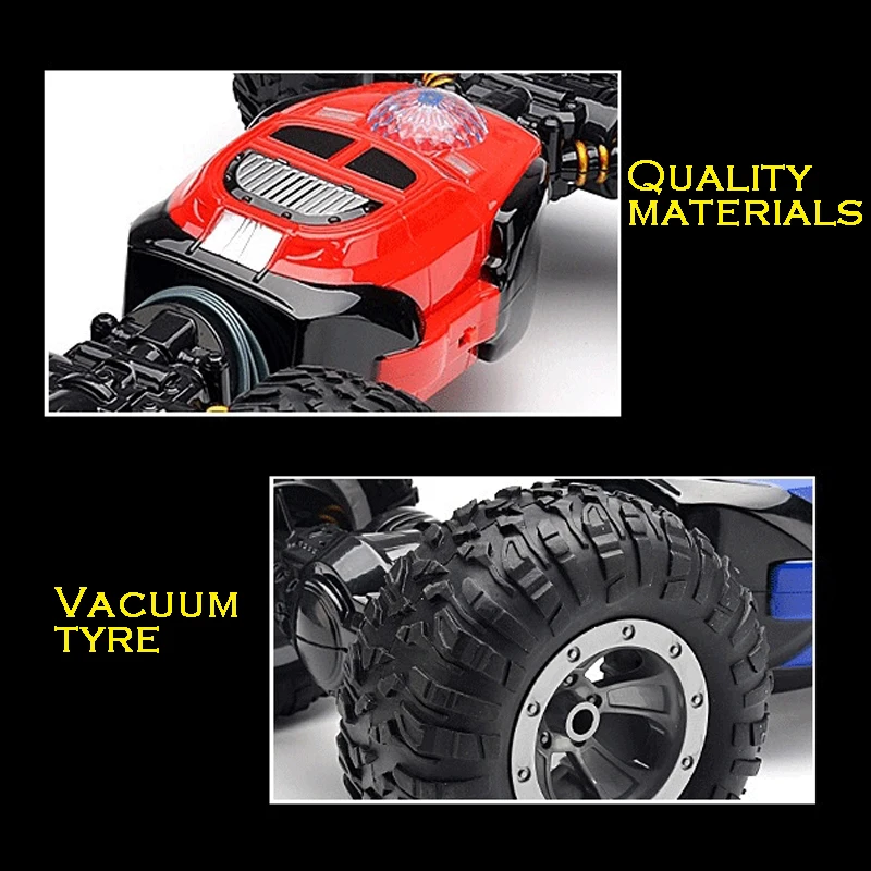Автомобиль с дистанционным управлением, высокая скорость, 3D Flip Buggy Crawler, работающий на батарейках, трюковая машина, Радиоуправление, светодиодный Дрифт, Деформация автомобилей