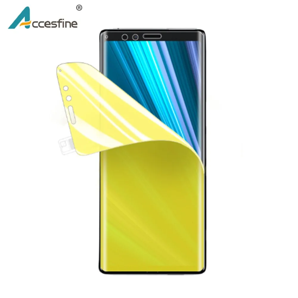 Гидрогелевая 3d пленка на весь экран для Sony Xperia XZ4 XZ3 XZ2 L3 Защита экрана XA2 XA3