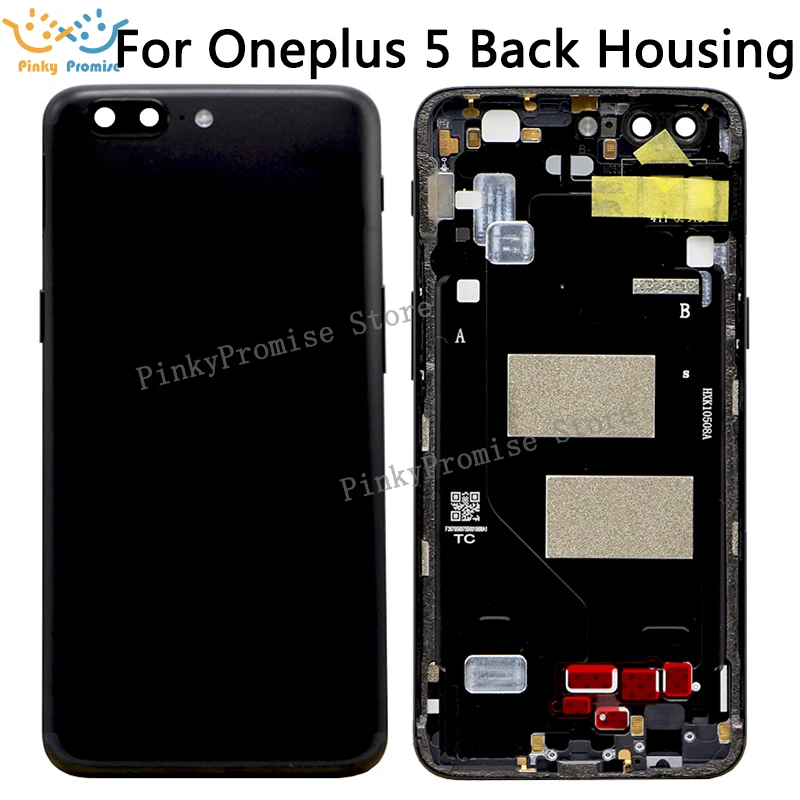 Для ONEPLUS 5 FIVE металлическая крышка корпуса 1 + A5000 черная сменная задняя