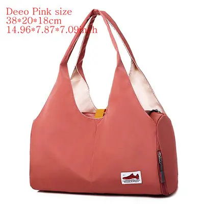 Deep pink Спортивные сумки для женщин нейлон сумка для Йога-коврика роскошные сумки женские сумки дизайнерский коврик для йоги, пилатеса чехол сумка для переноски животных для спортзала - Цвет: Deep pink