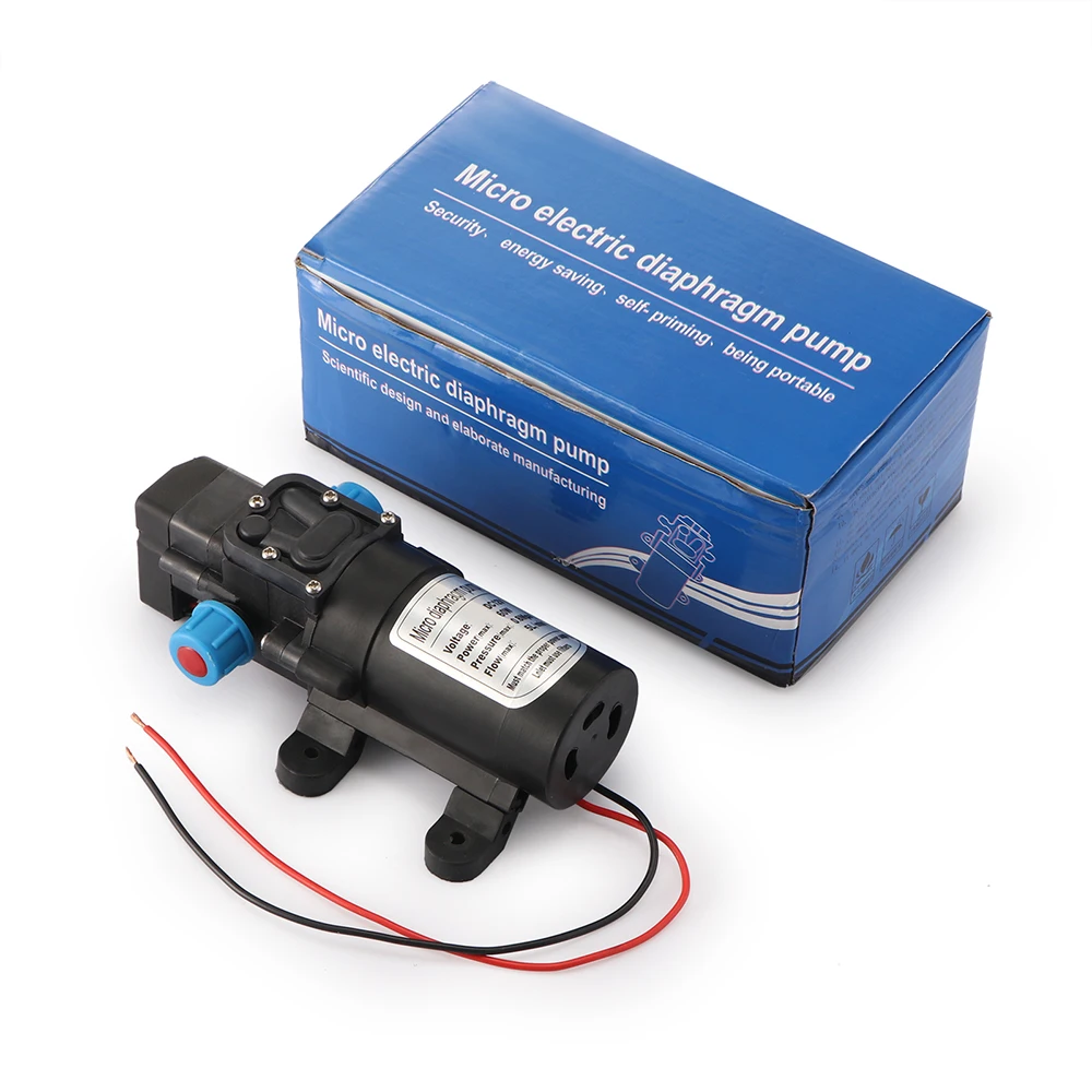 Автоматический мембранный Водяной насос высокого давления 60 Вт 12 В постоянного
