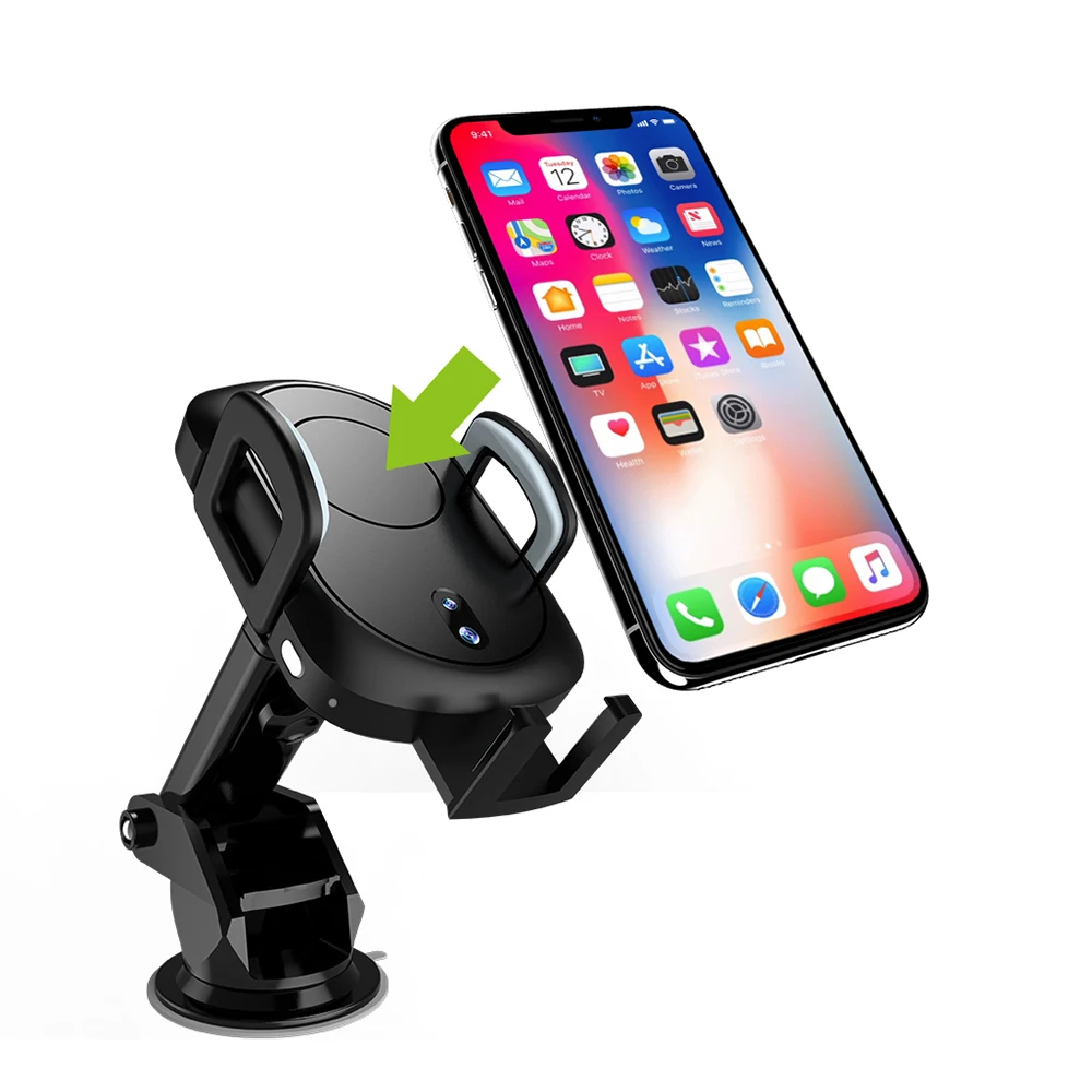 Автомобильное беспроводное зарядное устройство Hevaral для iphone X 8 Plus 10 Вт Быстрая
