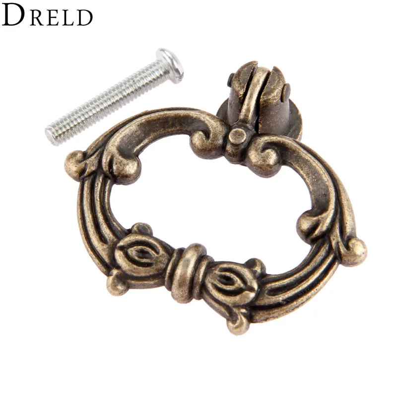 Мебельные ручки DRELD из античной бронзы винтажные для шкафов и ящиков сплава