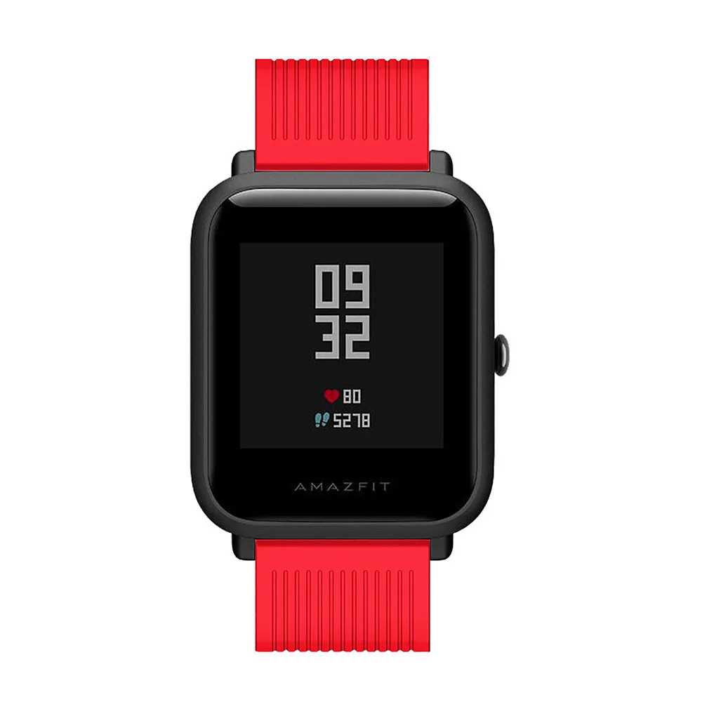20mm Watch Strap For Huami Amazfit Bip Youth Watchband Replace Xiaomi BIT PACE Lite wrist Bracelet Silicone | Электроника