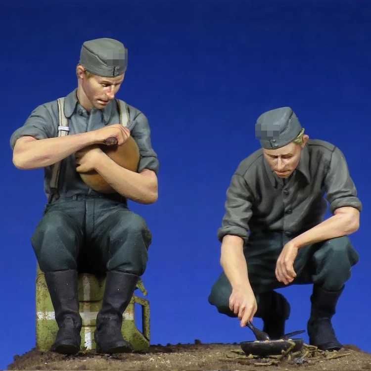 1/35 солдат в состоянии покоя Вторая мировая война смола модели GK военной тематики