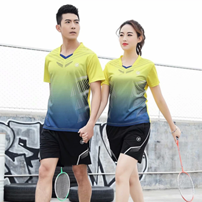 ZMSM Мужская/Женская быстросохнущая одежда для бадминтона набор настольного