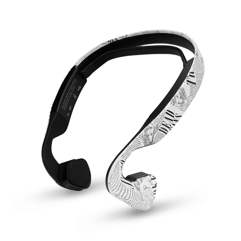 NEW S.Wear Wireless Bluetooth 4.0 Headset Stereo Neck-strap Headphones Bone Conduction Hands-free Sports Driving Smart Earphones |