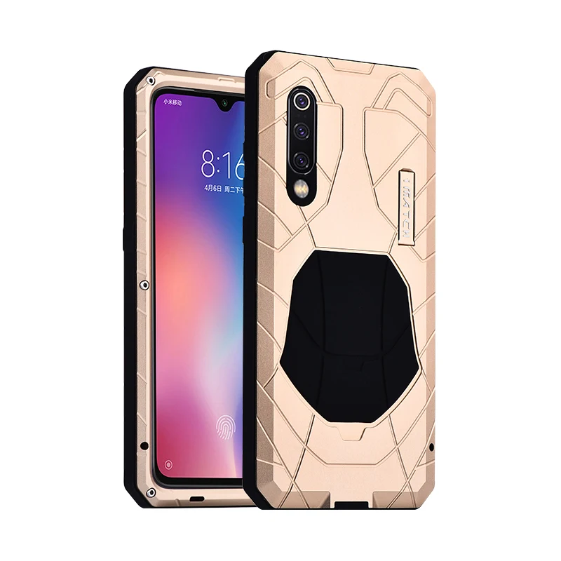 Для Xiaomi mi 9 mi 9 чехол авиационный алюминиевый сплав металл+ кремнезем задняя крышка для Xiao mi 9 чехол для телефона s