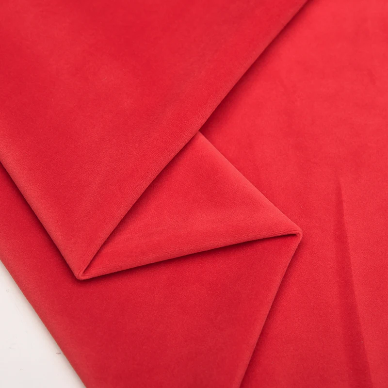 Top Hot Selling 145X45CM Solid Color Soft Plush Velvet Fabric For Sofa Pillow Garment Toy Handmade Sewing Velvet Material - Цвет: 4